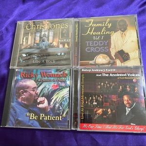 NEW📌4 CD's Chris Jones NEW, Ricky Womack, Teddy Cross, Bishop Andrew J. Ford II